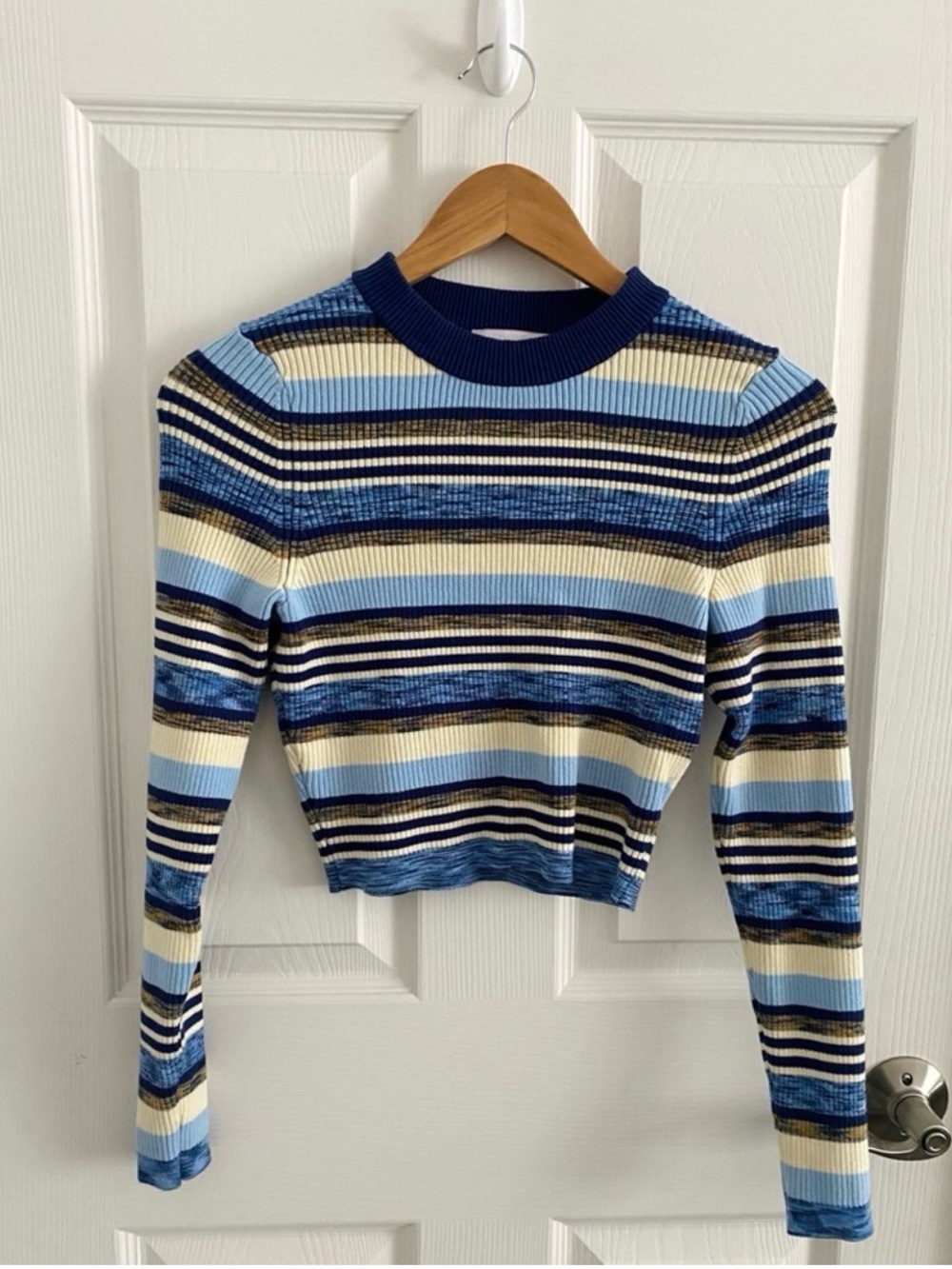 Solid & Striped Stripe Knit Pullover Sweater Top - Size XS/S